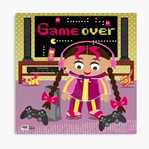 The Gamer girl-canvas-print 2